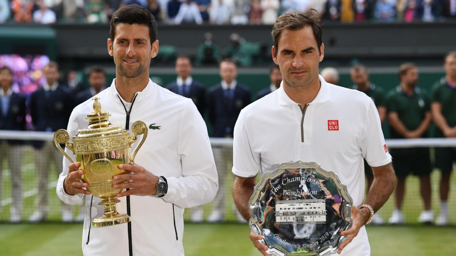 Imagen Federer, finalista de Wimbledon 2019