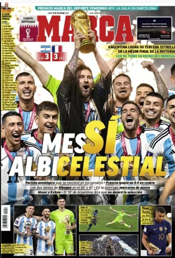 Imagen "MesSí AlbiCelestial", tituló Marca.