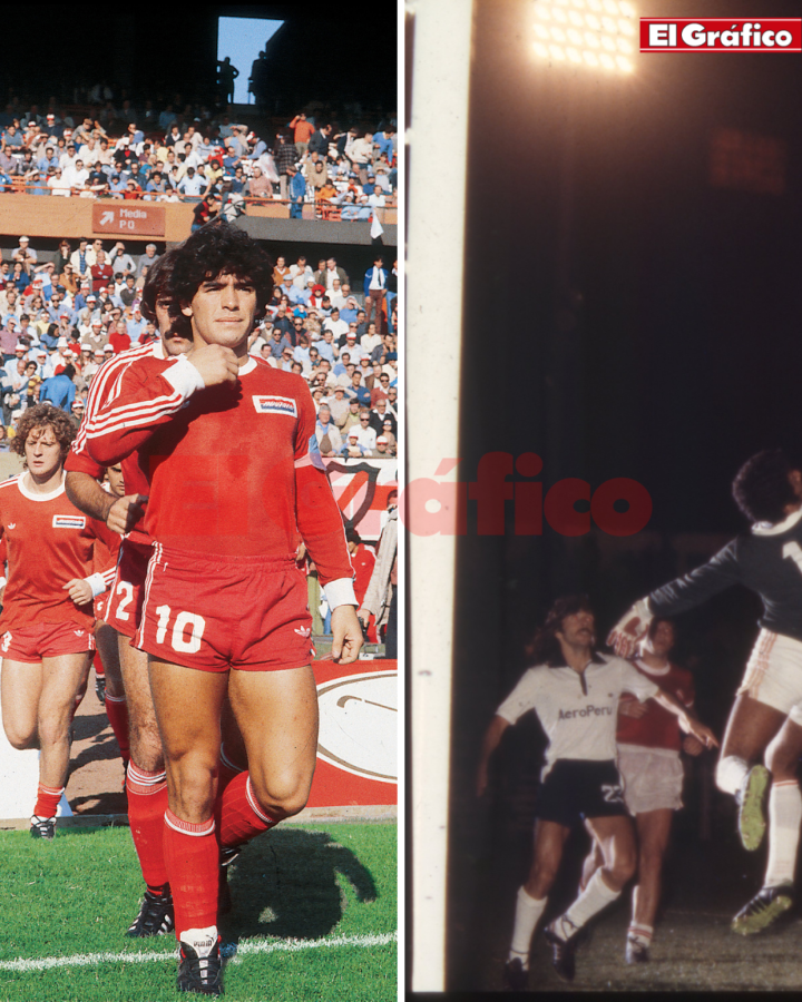 Imagen Argentinos Juniors (con Maradona) y Quilmes y sus auspicios de aerolíneas