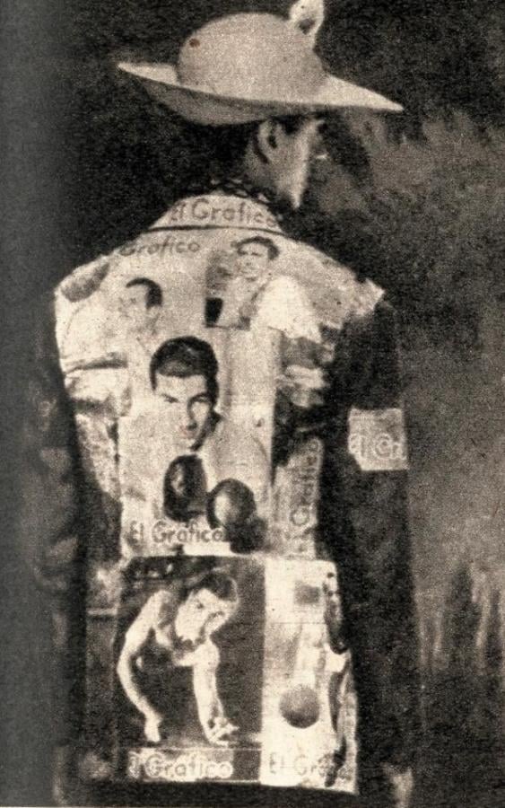 ¿Y disfrazarse ¨de¨ El Gráfico? Hubo quien lo hizo y mandó su foto para demostrarlo.