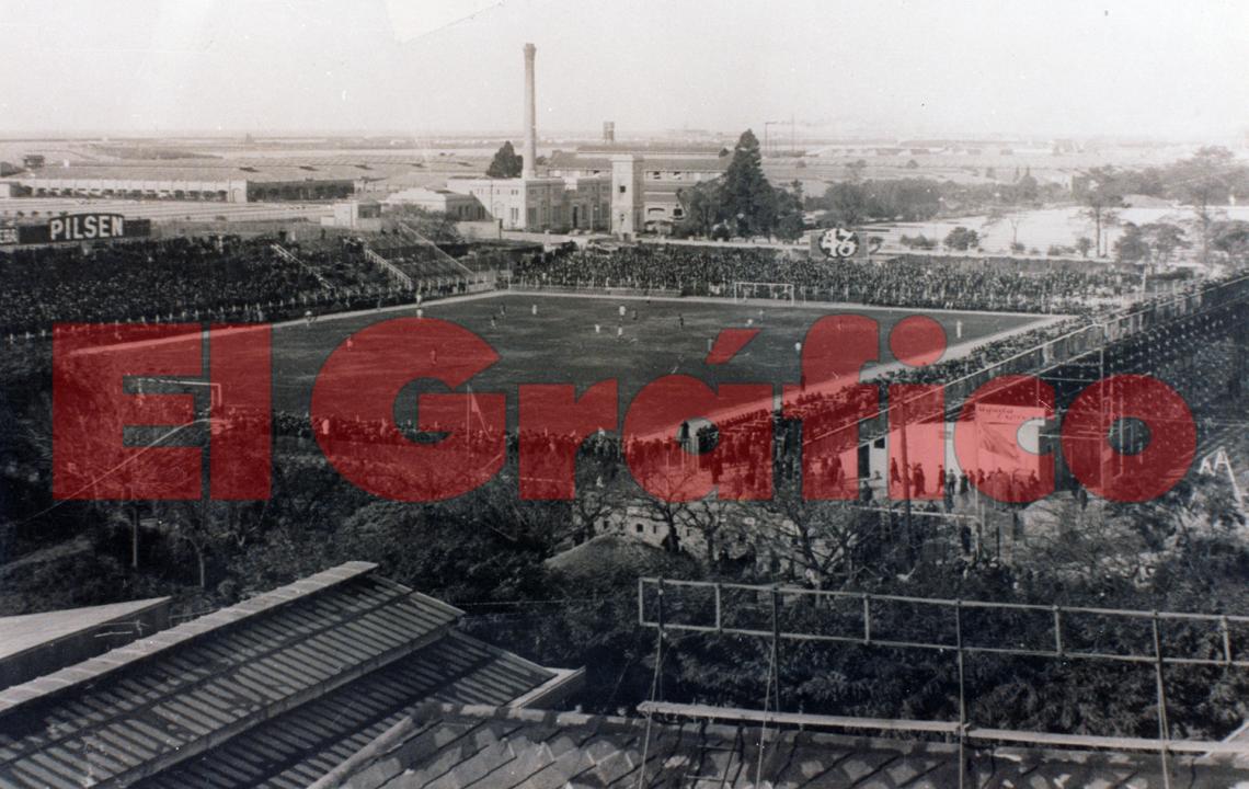 El viejo estadio de River, en Alvear y Tagle.