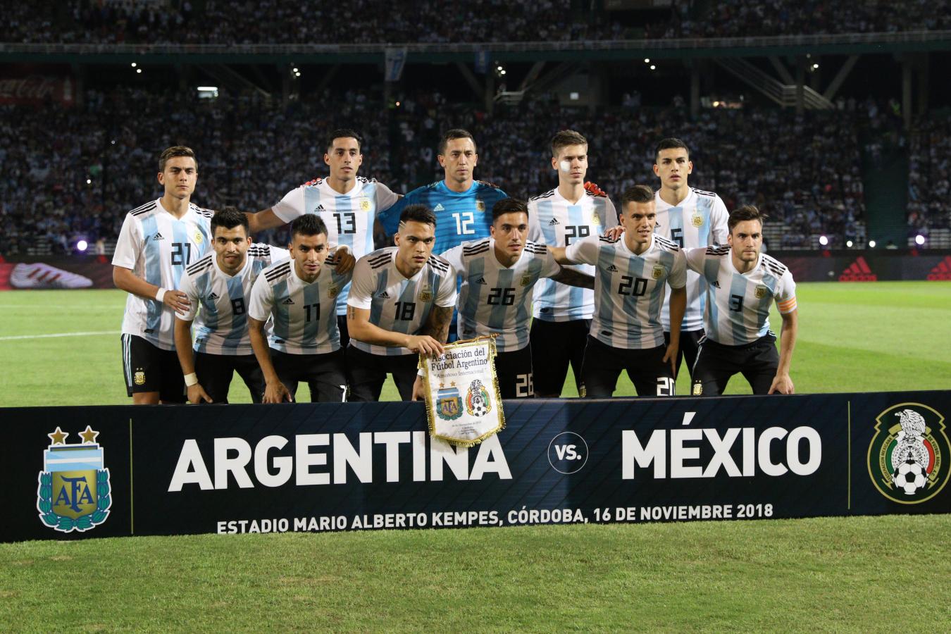 Imagen La última vez de Argentina en Córdoba fue triunfo 2-0 vs México en un amistoso en 2018 (FOTOBAIRES)