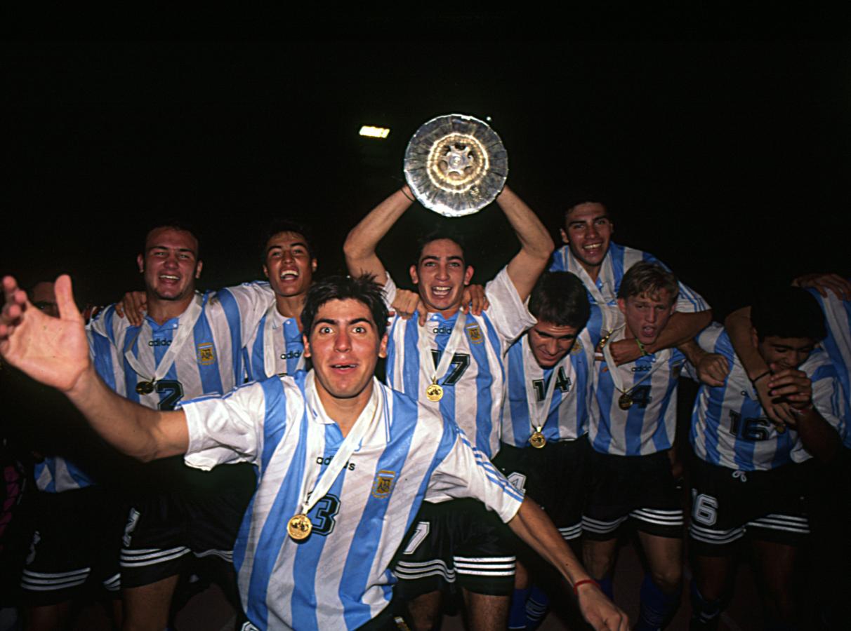 Imagen Argentina es la máxima ganadora del Mundial Sub 20 con seis títulos.