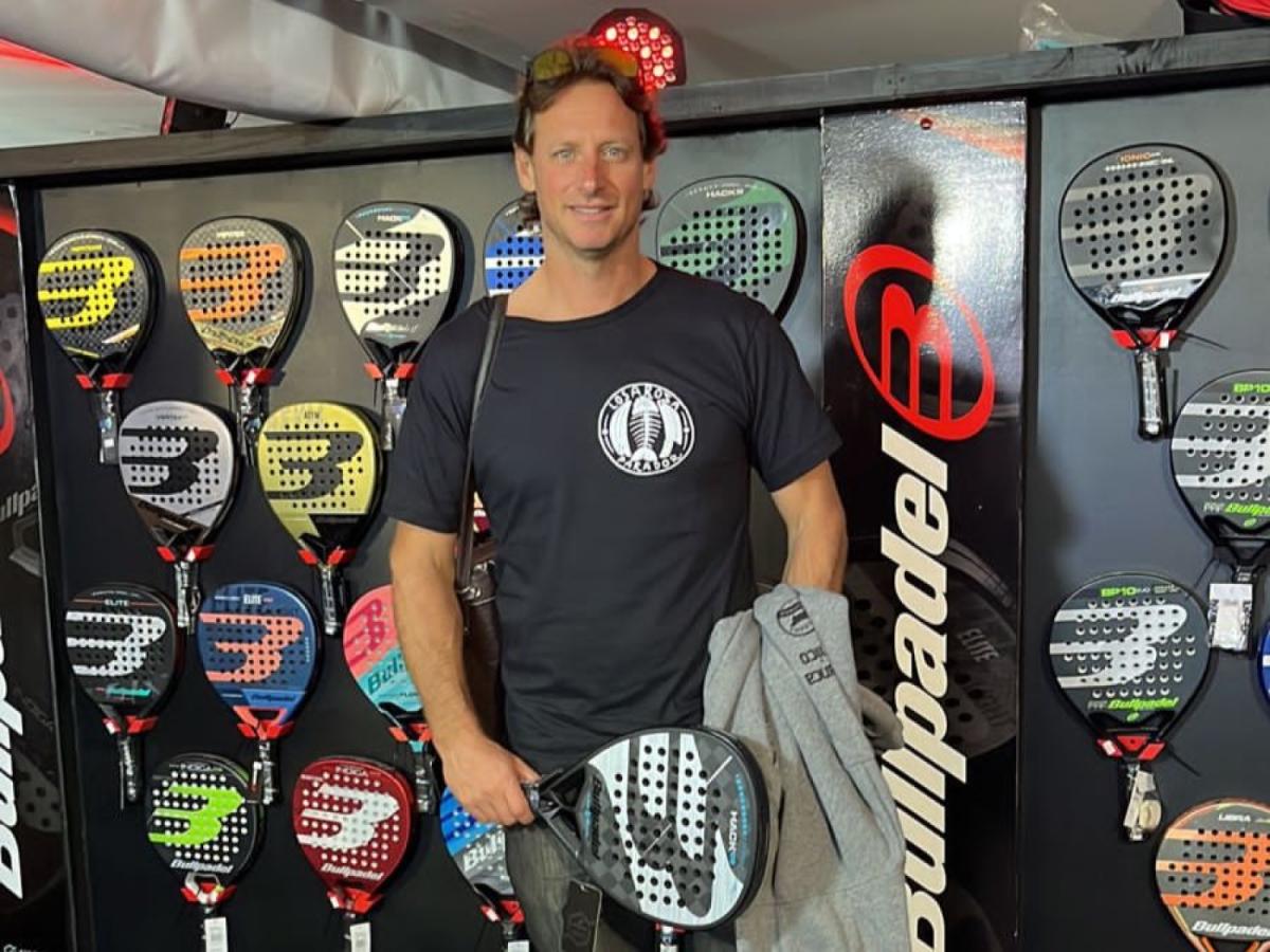 Imagen David Nalbandian, un astro del tenis, ahora en el pádel.