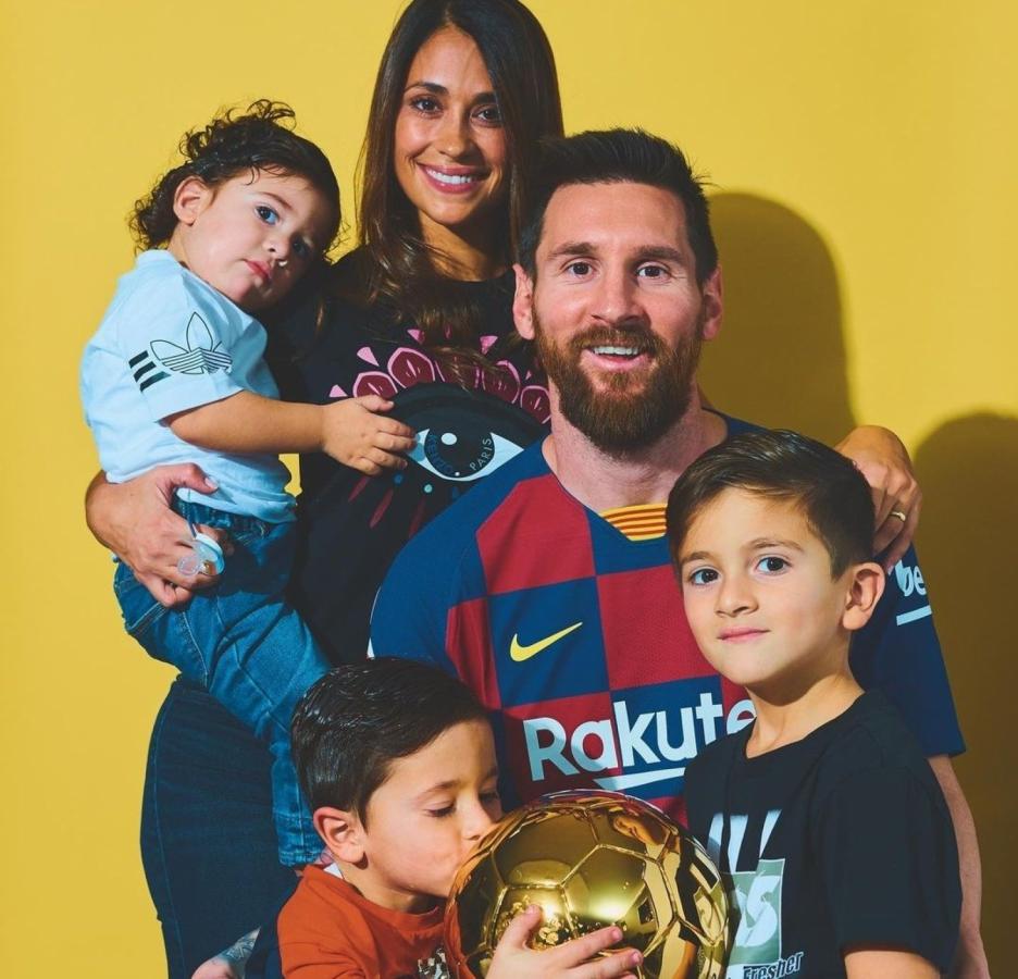 Imagen Messi, en familia: la alegría del crack del Barcelona