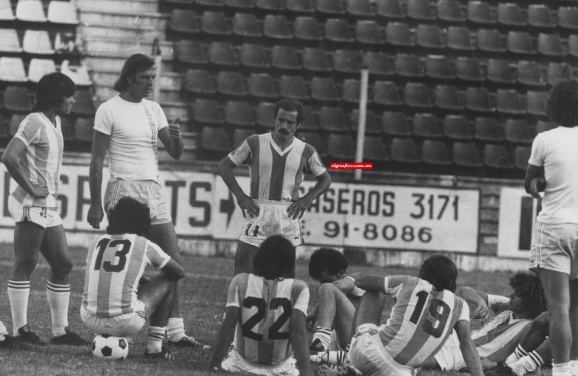 Carrascosa en la Selección de Menotti, luego renunciaría.