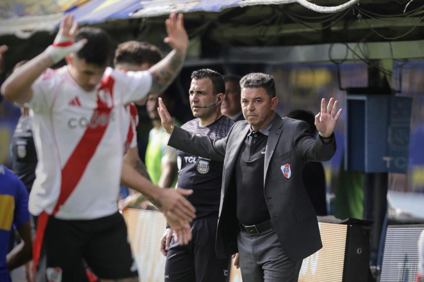 Imagen Gallardo volverá a La Bombonera en el peor momento de su carrera como DT. Fotobaires.