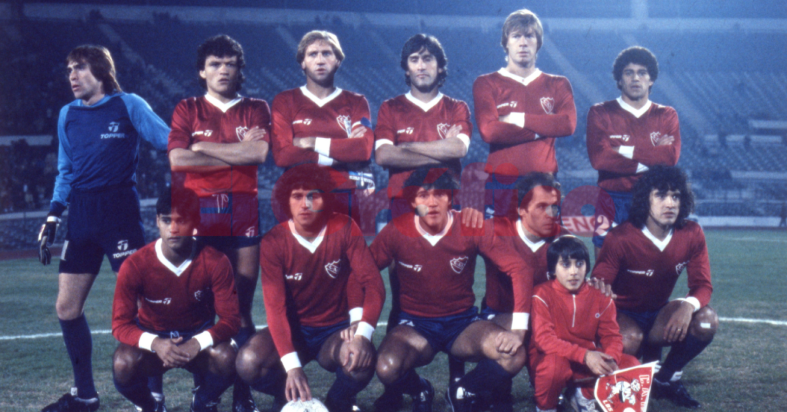 Imagen El equipo formado en Santiago de Chile, el 7 de junio de 1984