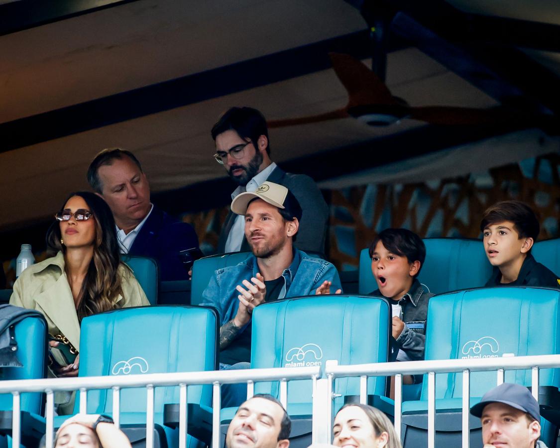 Imagen La familia Messi disfrutó del Miami Open.