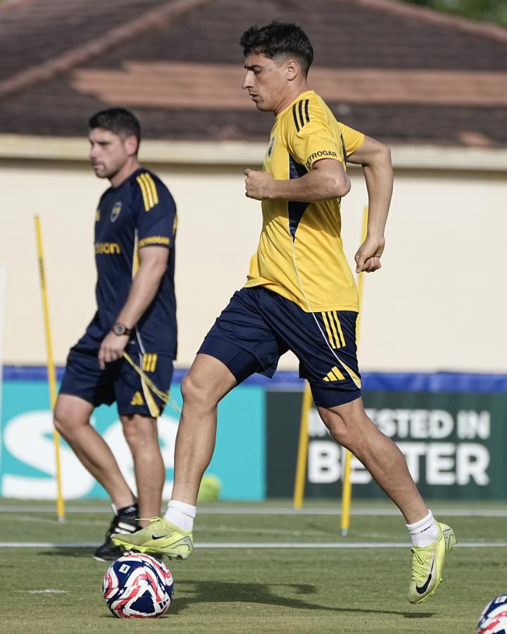 Imagen Merentiel se entrenó a la par y será titular ante Benfica.