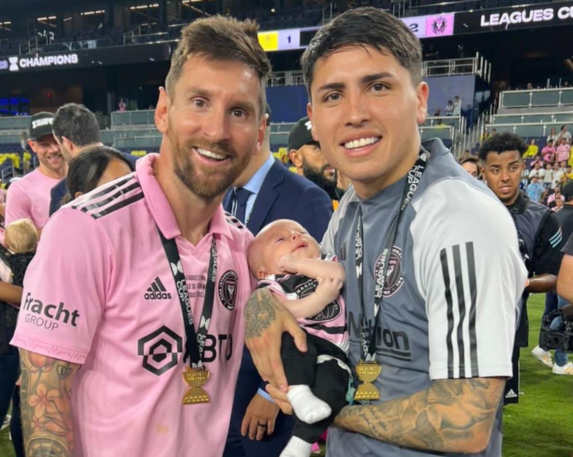 Imagen Facundo Farías y su sueño cumplido de jugar con Messi.