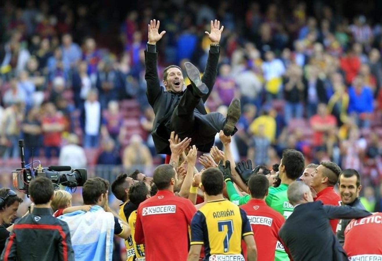 Imagen El Cholo le ganó la Liga al Barcelona del Tata Martino.