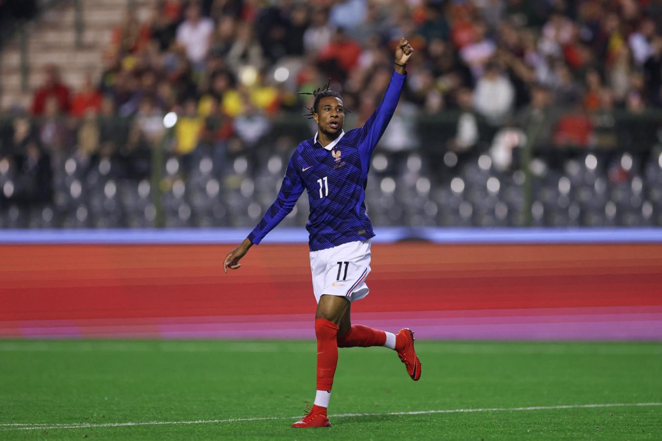 Imagen de Tremendo control y golazo: Olise le dio el triunfo a la Francia de Zidane
