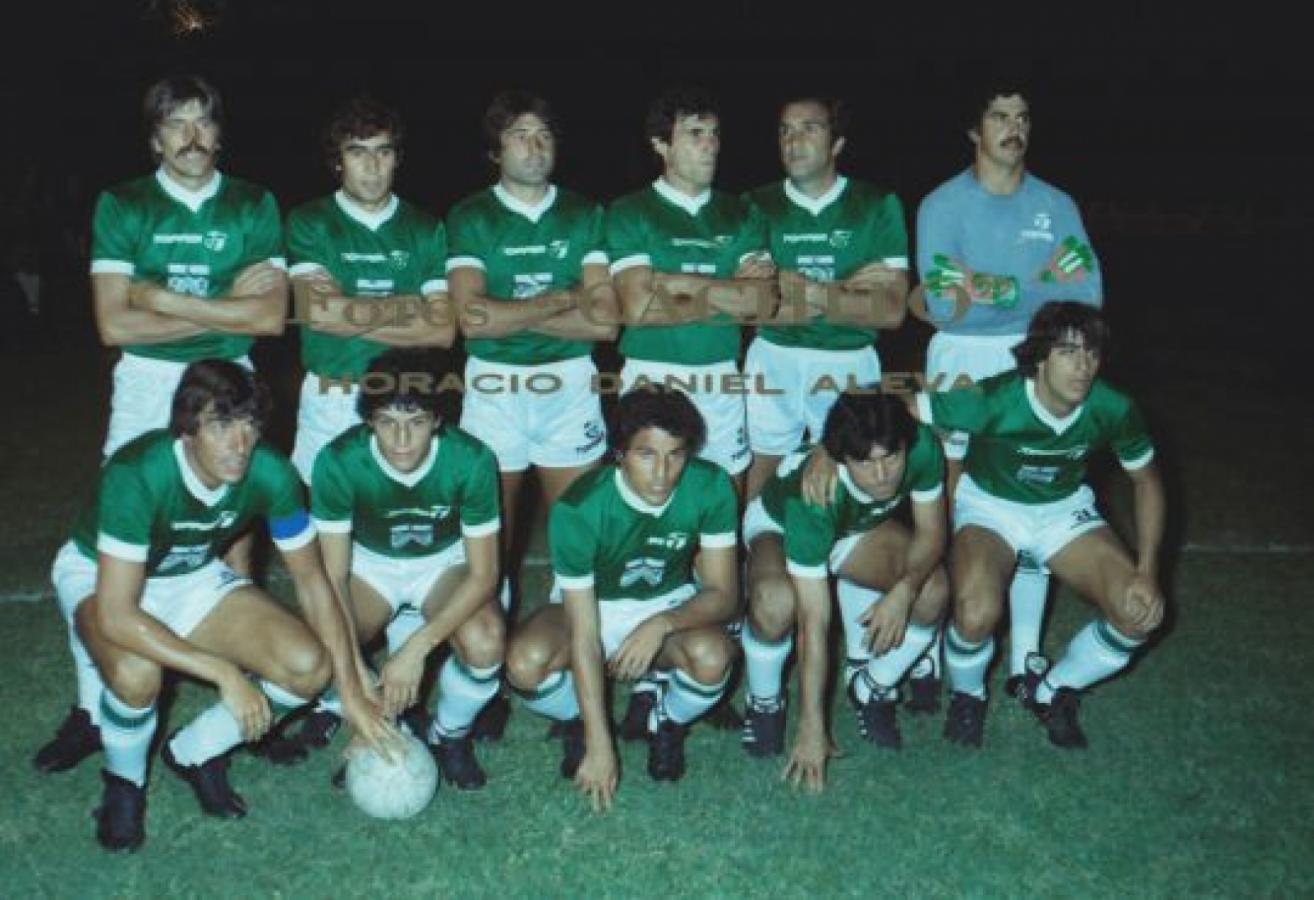 Imagen Ferro en la Copa Libertadores 1983. Fuente Laferropedia