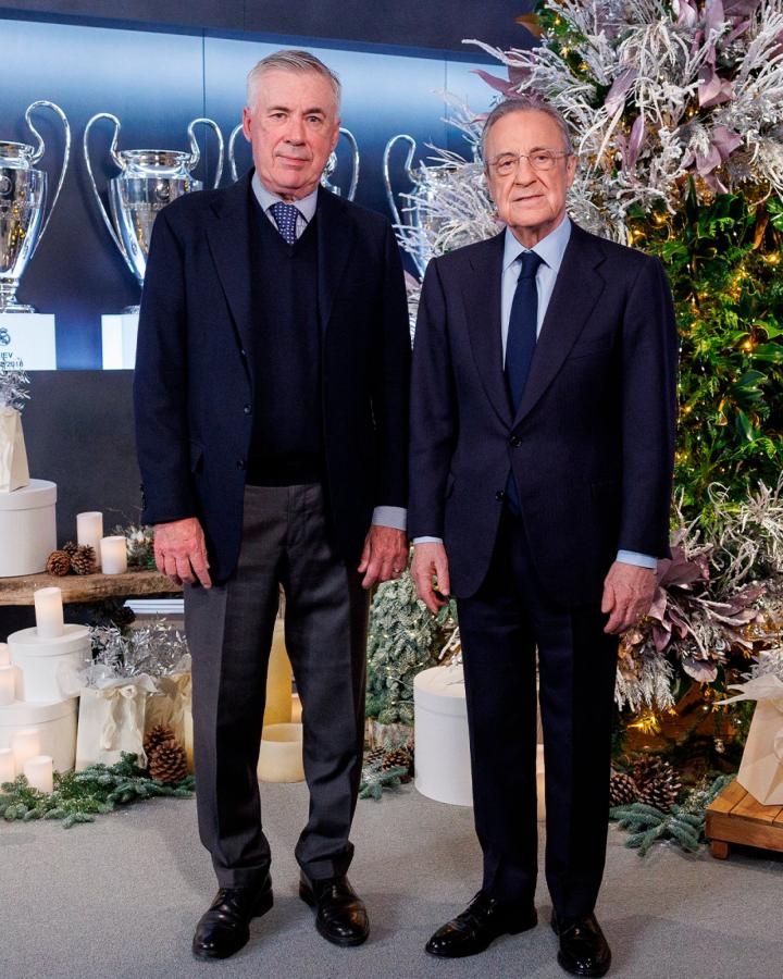 Imagen Carlo Ancelotti y Florentino Pérez, la dupla ganadora del Madrid.