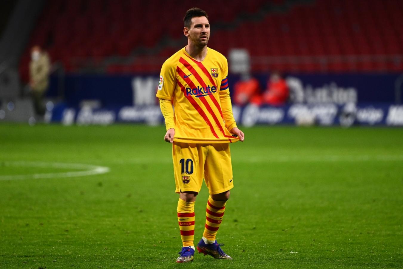 Messi tuvo un flojo partido. Tuvo un mano y mano pero perdió con Oblak. Foto: Gabriel Bouys (AFP)