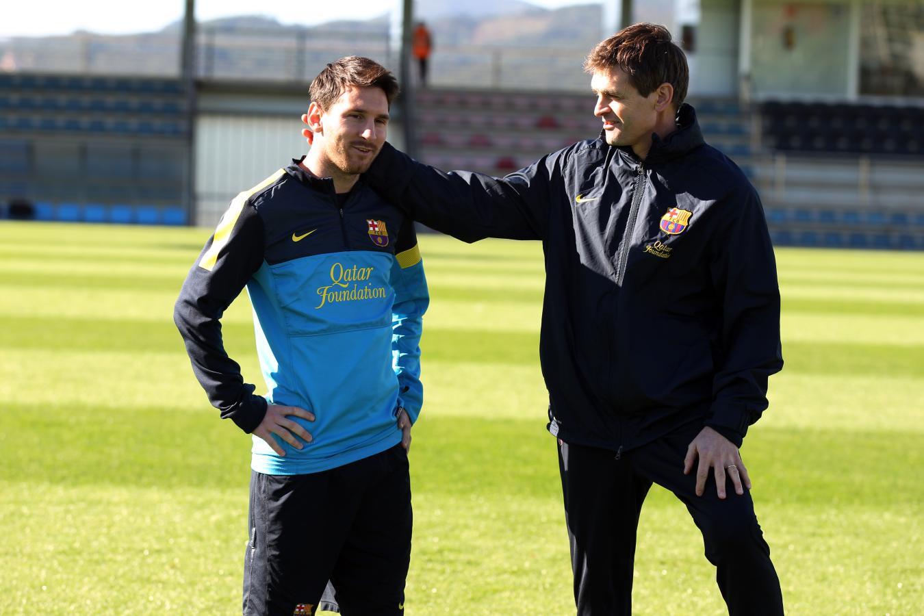 Imagen Con el fallecido Tito Vilanova, Messi convirtió 79 goles en una temporada.