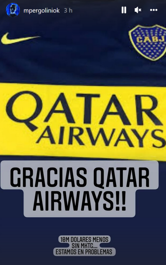 Imagen El adios a Qatar y el palito a la dirigencia.