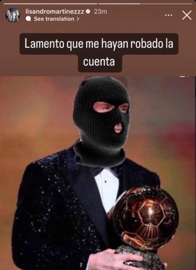 Imagen El ataque a Lisandro Martínez.