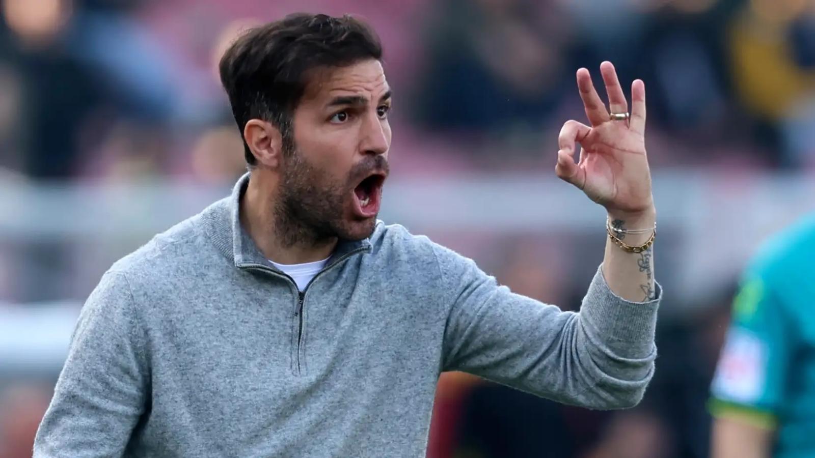 Imagen Cesc Fábregas, el entrenador del sorprendente Como 1907.