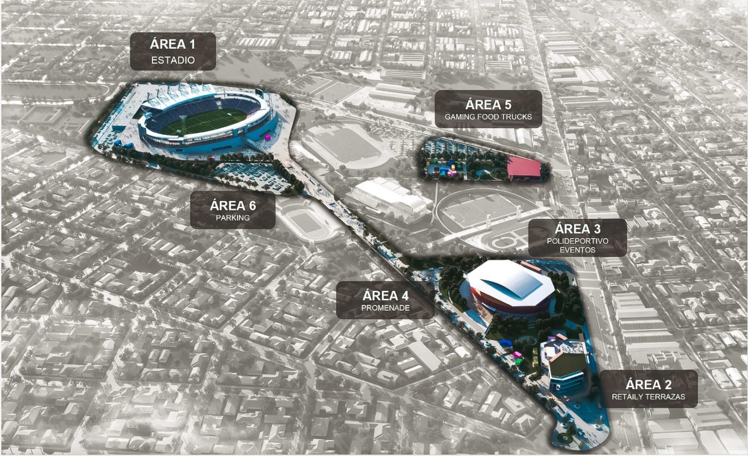 Imagen El mapa completo del complejo.