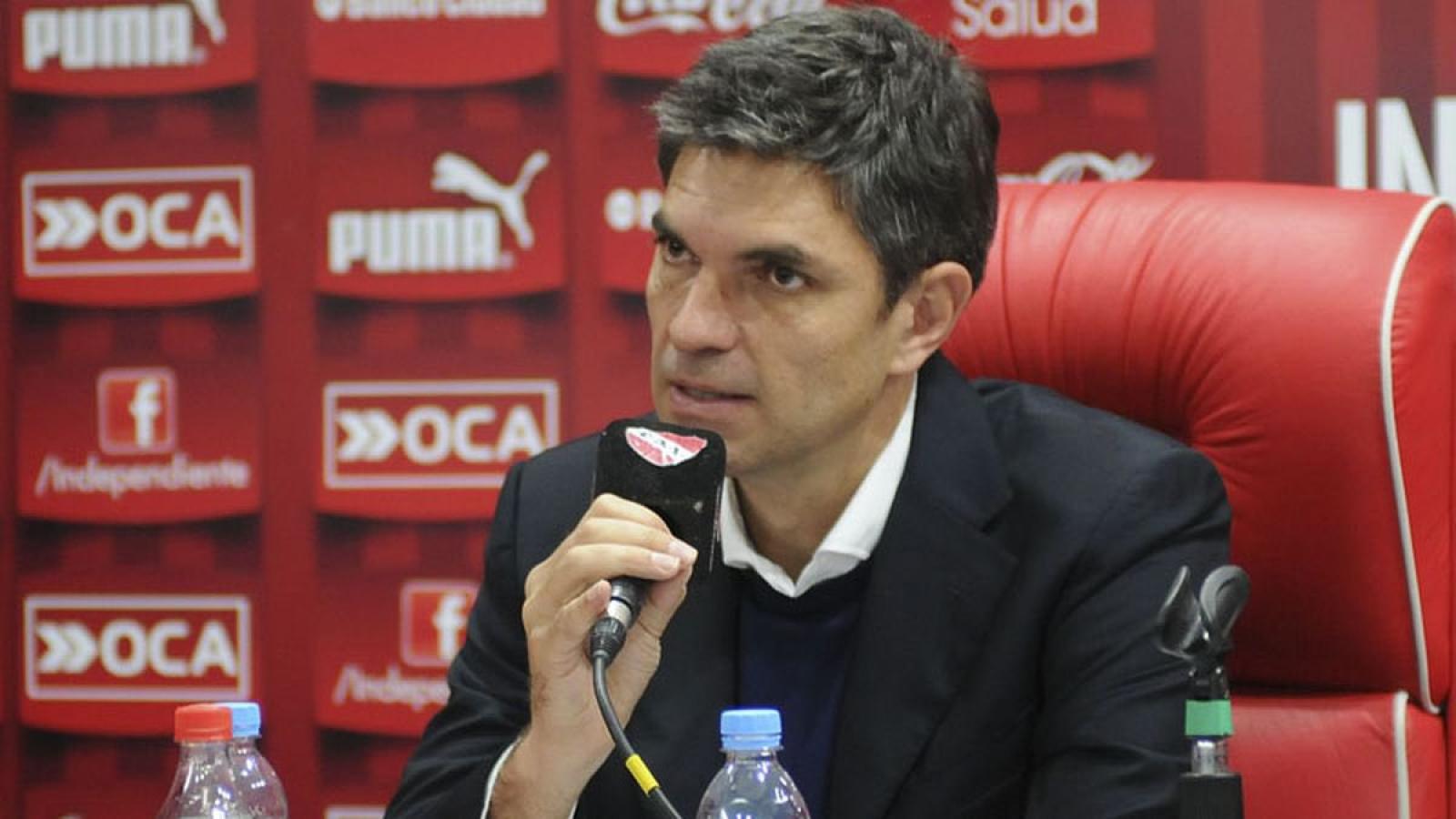 Imagen Mauricio Pellegrino durante su paso por Independiente. Cosechó amores al principio y odios al final.