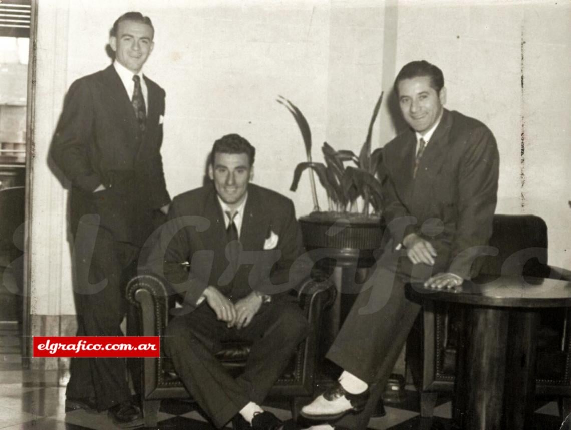 Distefano, Pipo Rossi y Pedernera