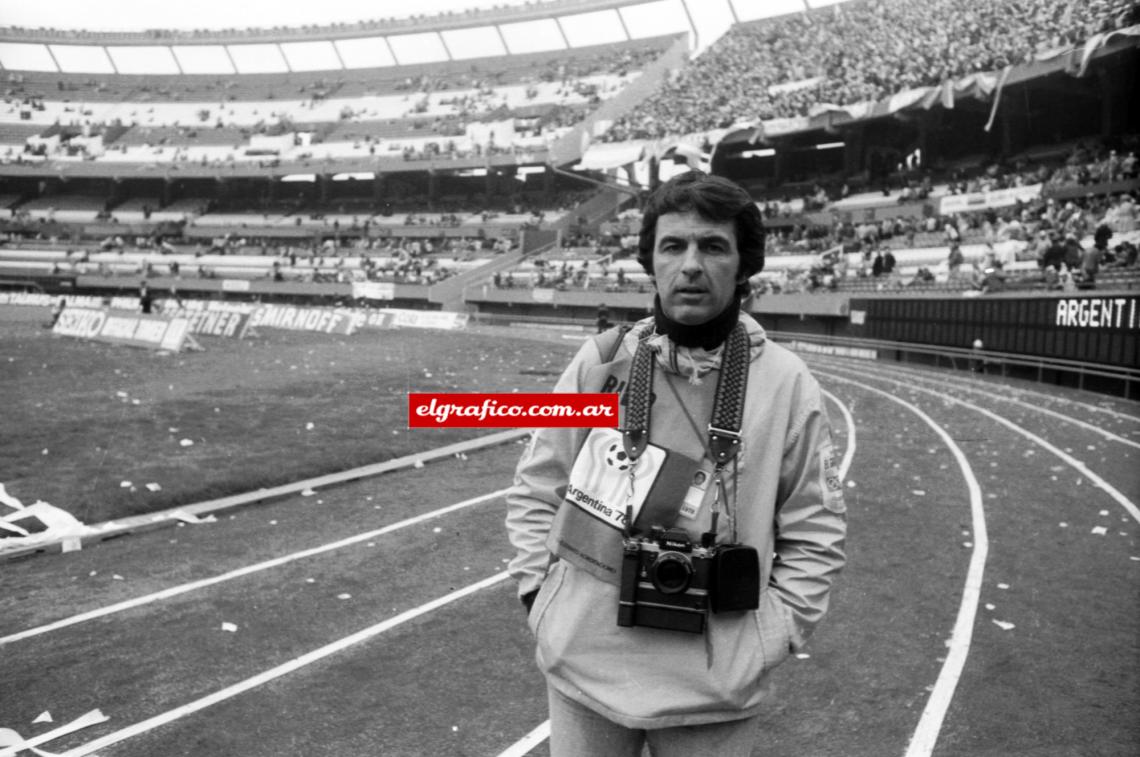 Imagen El Tano Forte durante el mundial de 1978