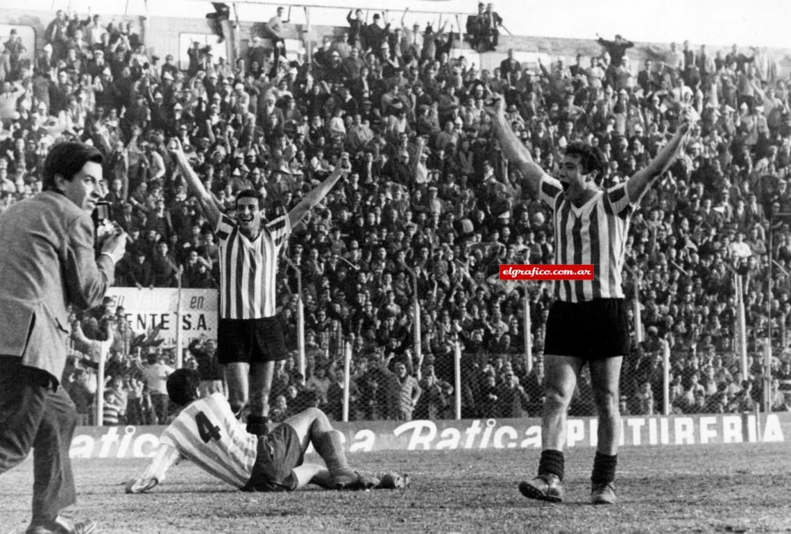 Imagen La celebración del gol que liquidaba el partido.