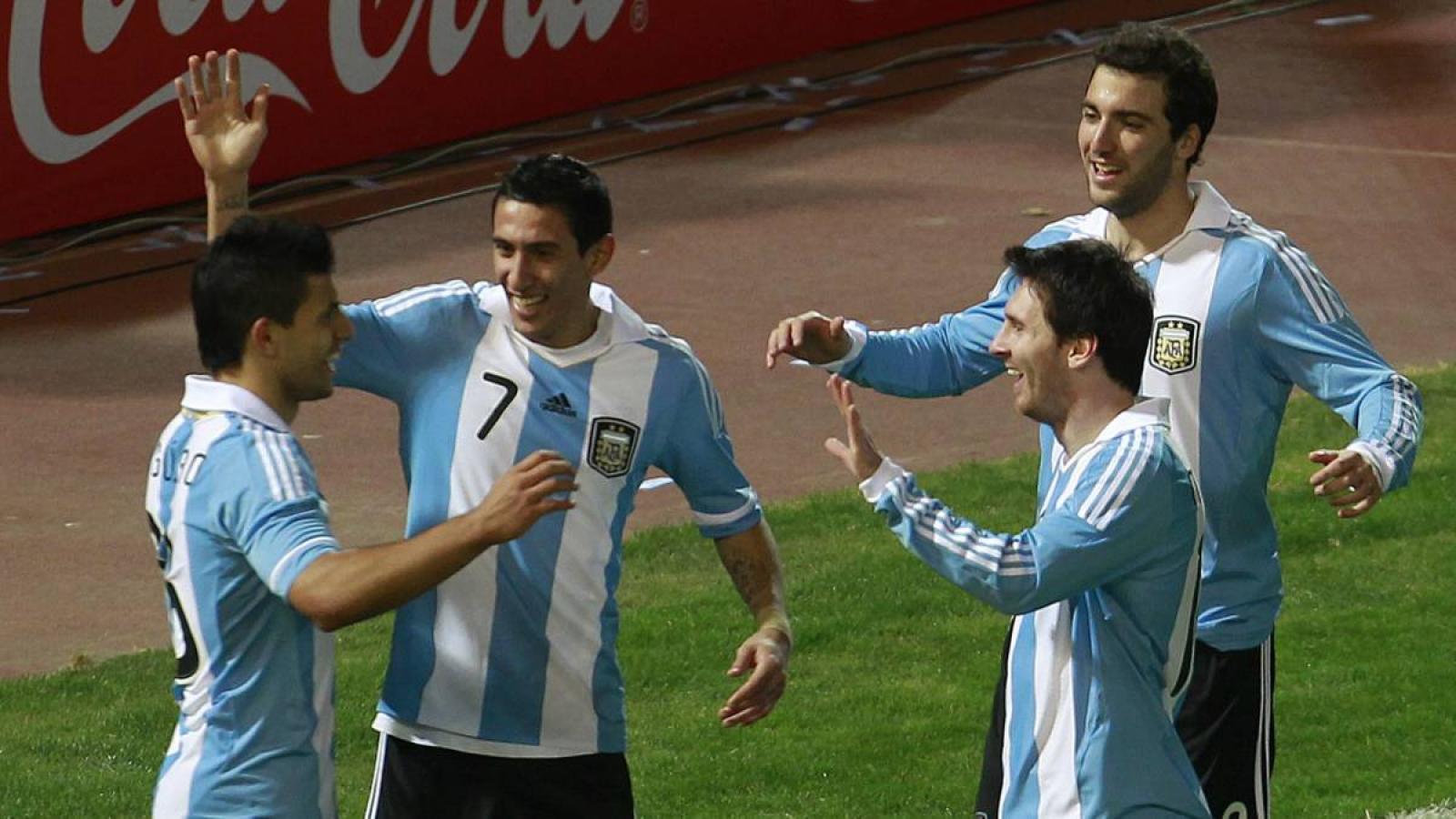 Imagen Los 4 Fantásticos desfilaron en Eliminatorias y llevaron a Argentina al Mundial 2014