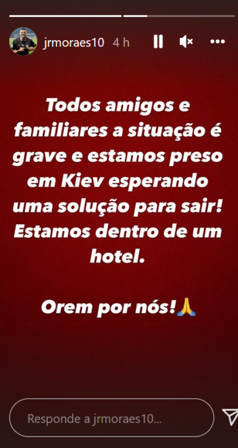 Imagen El pedido de Moraes en sus redes sociales.