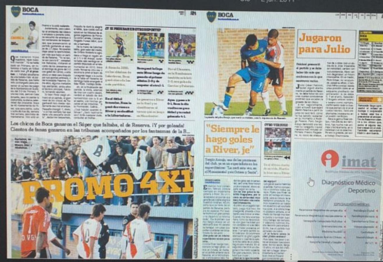 Imagen Cobertura del diario Ole