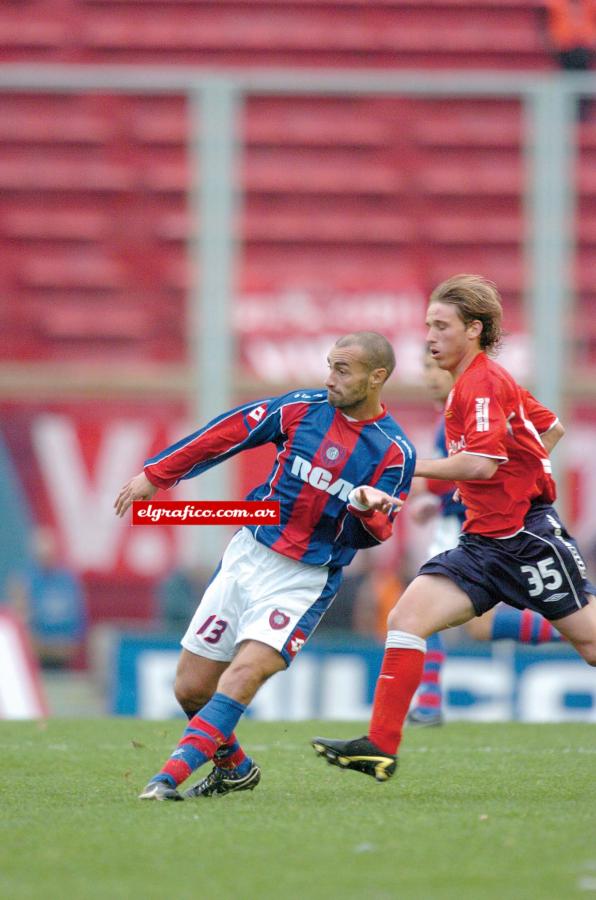 Imagen Debut en el Ciclón ante el Rojo y anticipo a Biglia, en el 1-1. “Estaba muy ansioso”, dice.