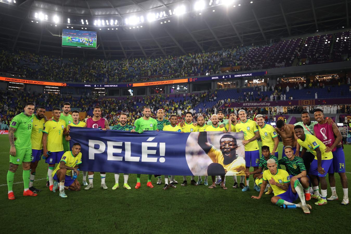 Imagen Todo Brasil le dedicó el triunfo a su máximo ídolo: Pelé. Foto: FIFA