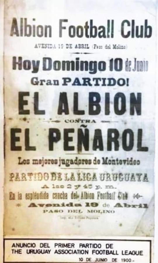 Imagen Anuncio de un partido de 1900