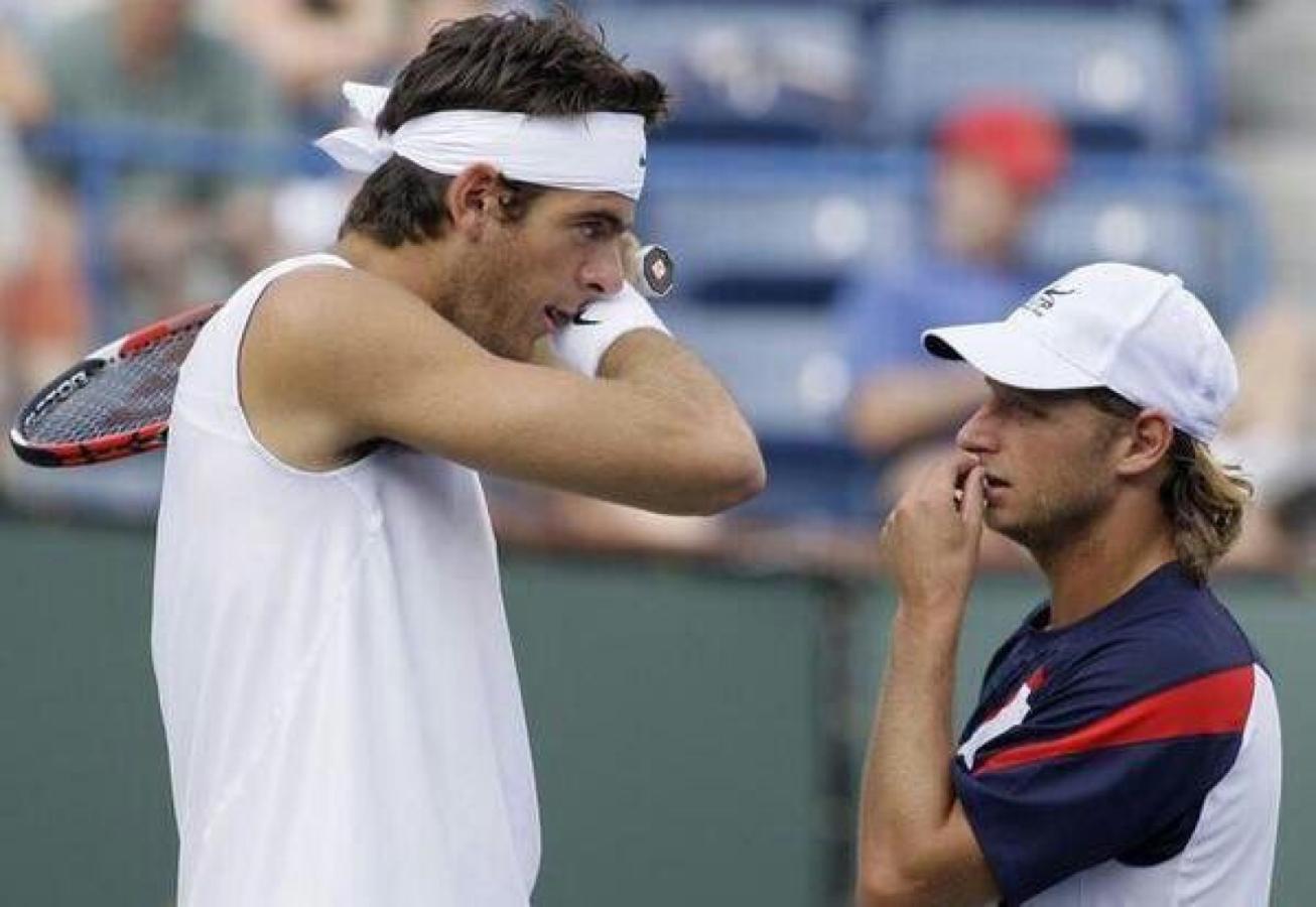 Imagen Nalbandian y Del Potro, juntos en Indian Wells 2009.