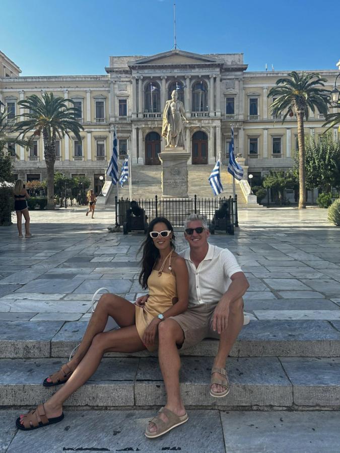 Imagen Bastian y Ana, de vacaciones en Grecia en agosto del año pasado.