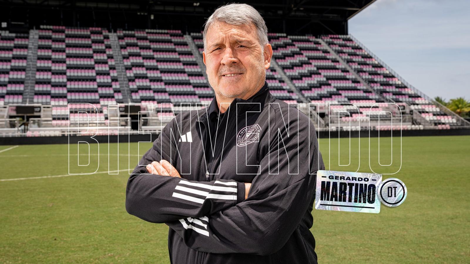Imagen Inter Miami le dio la bienvenida al Tata en sus redes sociales.