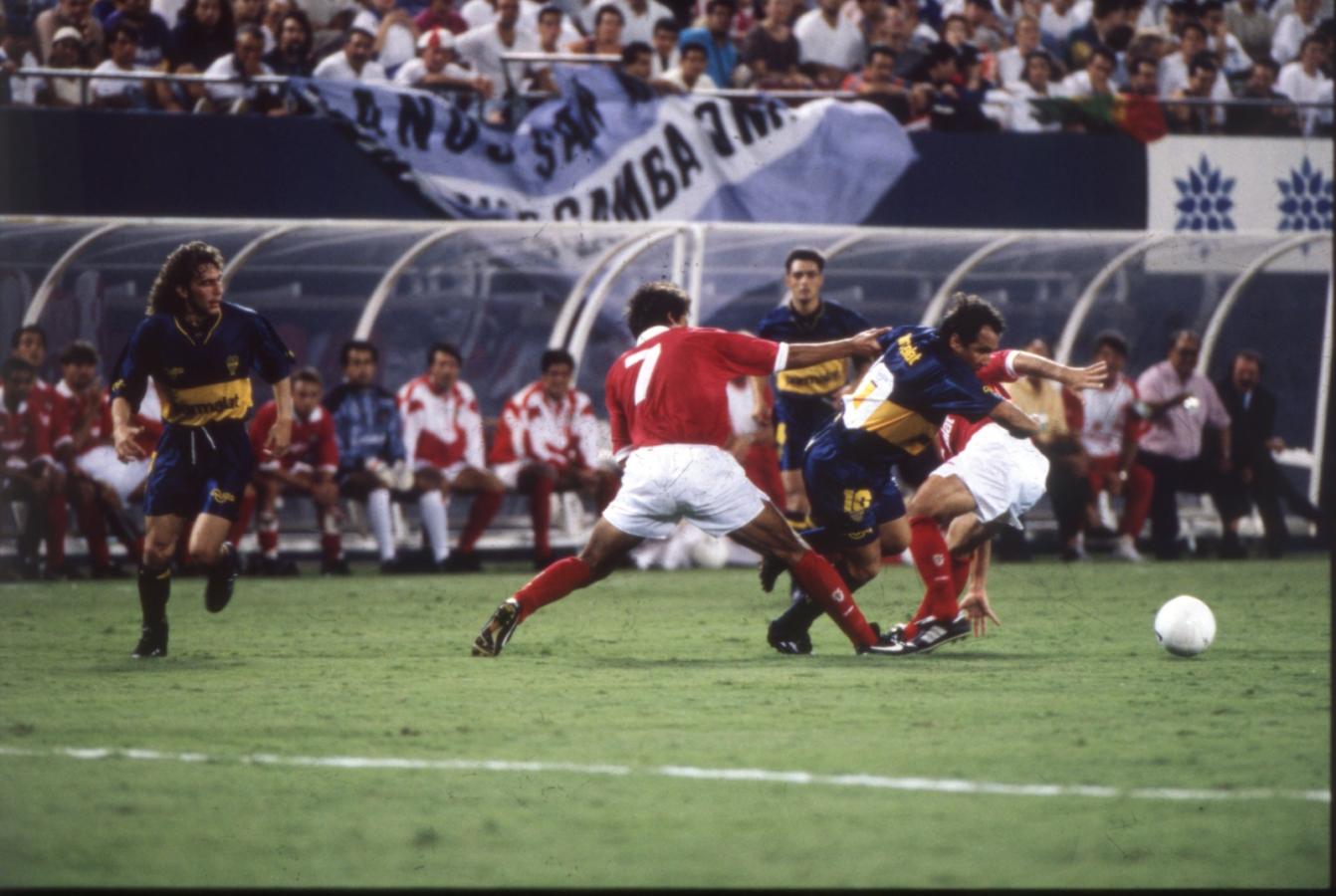 Imagen Boca Vs. Benfica en 1995