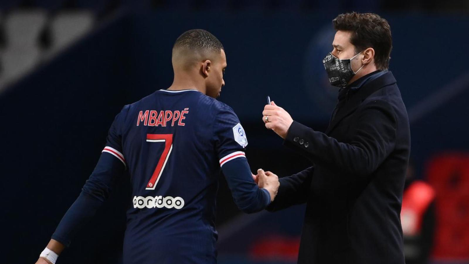 Imagen Pochettino elogió a Mbappé: "Es un desafío y suerte trabajar con este tipo de talentos"