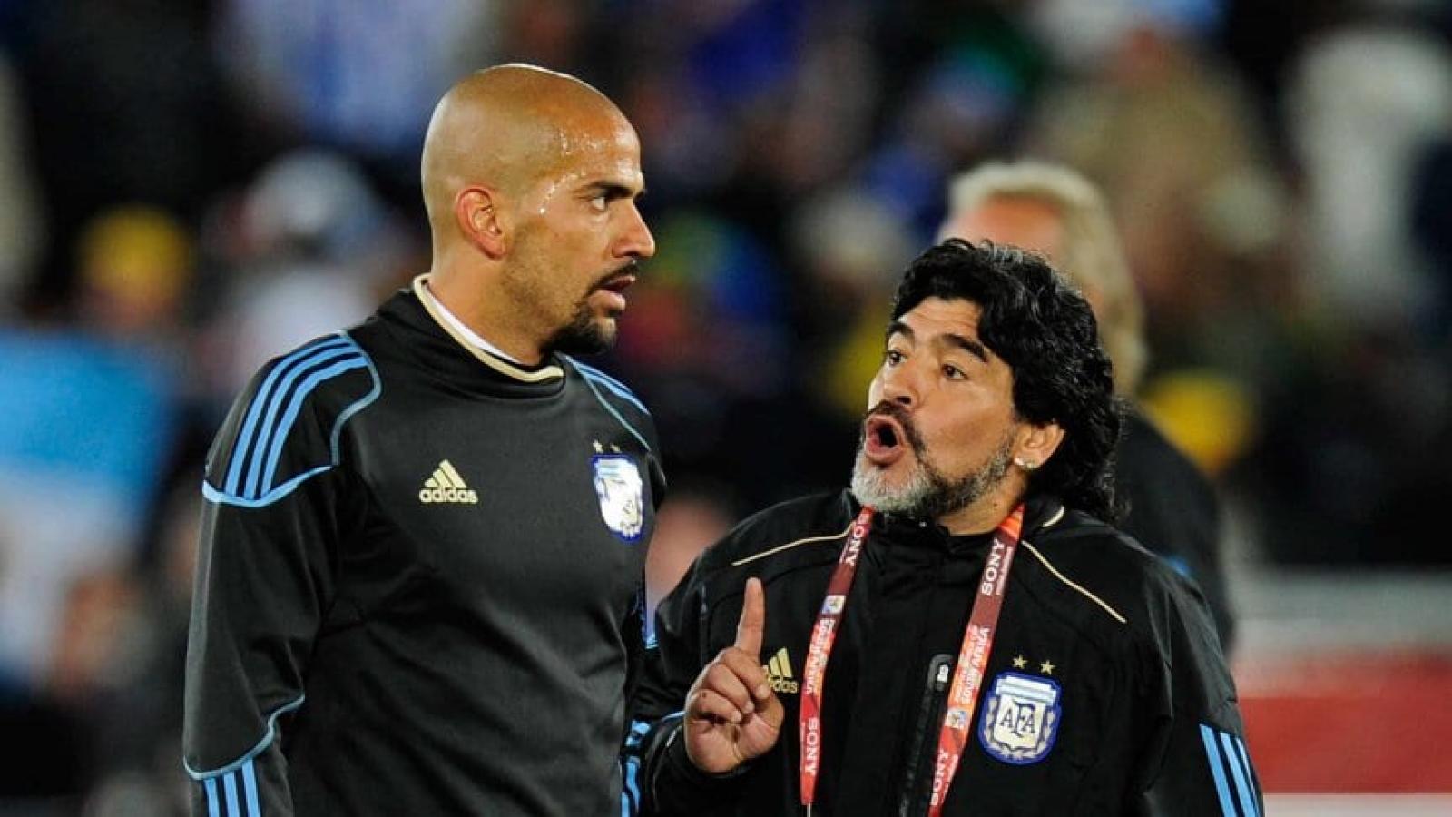 Imagen La Brujita mantuvo con Maradona una relación cambiante como compañero y luego como dirigido.