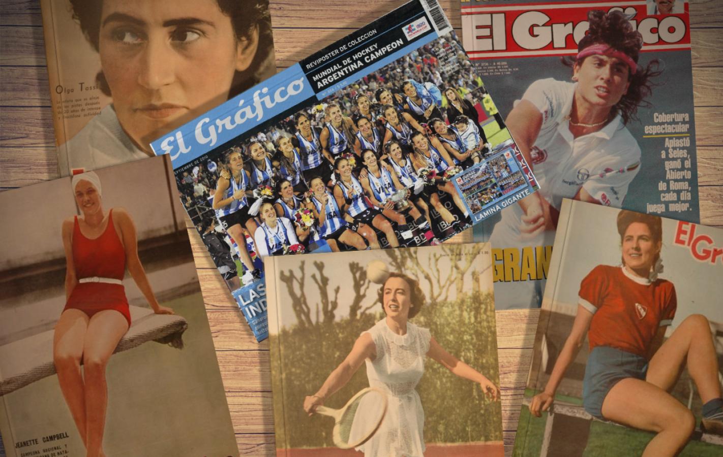 Imagen de 10 grandes deportistas argentinas en las tapas de El Gráfico