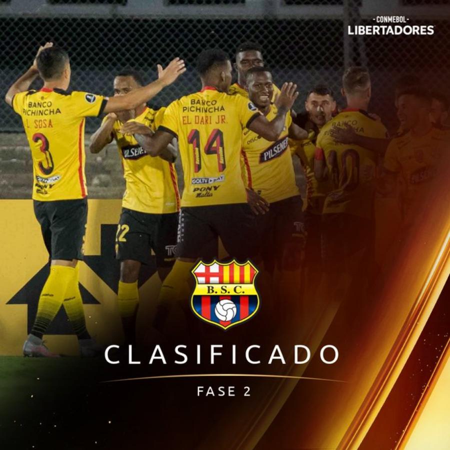 Imagen Barcelona avanzó a la próxima fase en la Copa (@Libertadores)