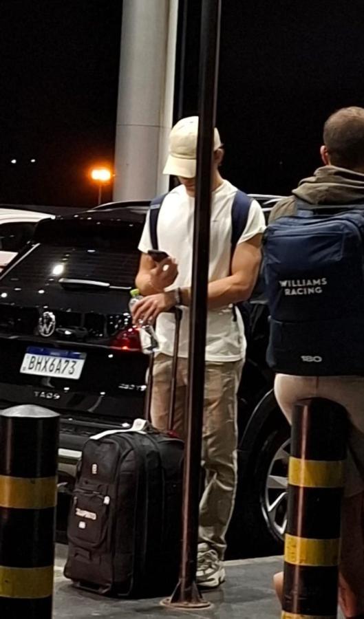 Imagen El argentino, apenas arribado a suelo brasileño.