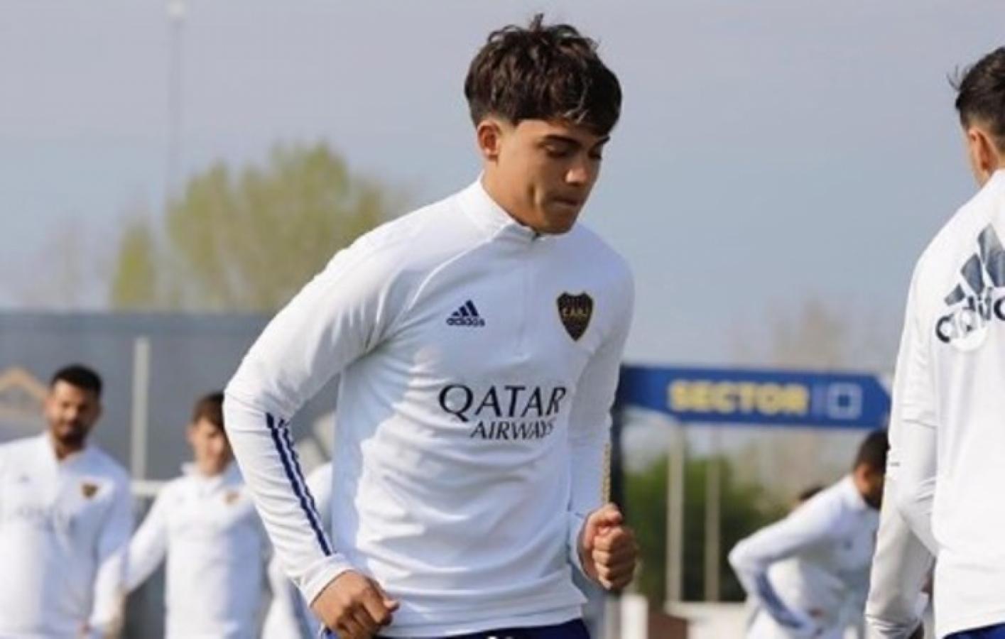 Imagen Exequiel Zeballos, una de las grandes promesas de las inferiores de Boca