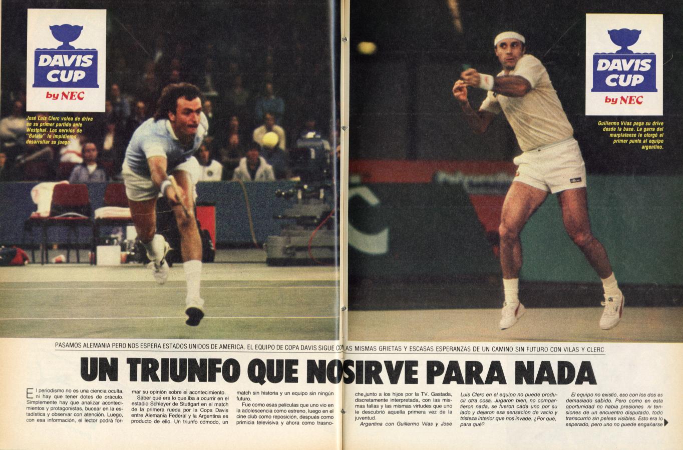 Imagen Edición 3360 de El Grafico: 28 de febrero de 1984, con la crónica de la serie.
