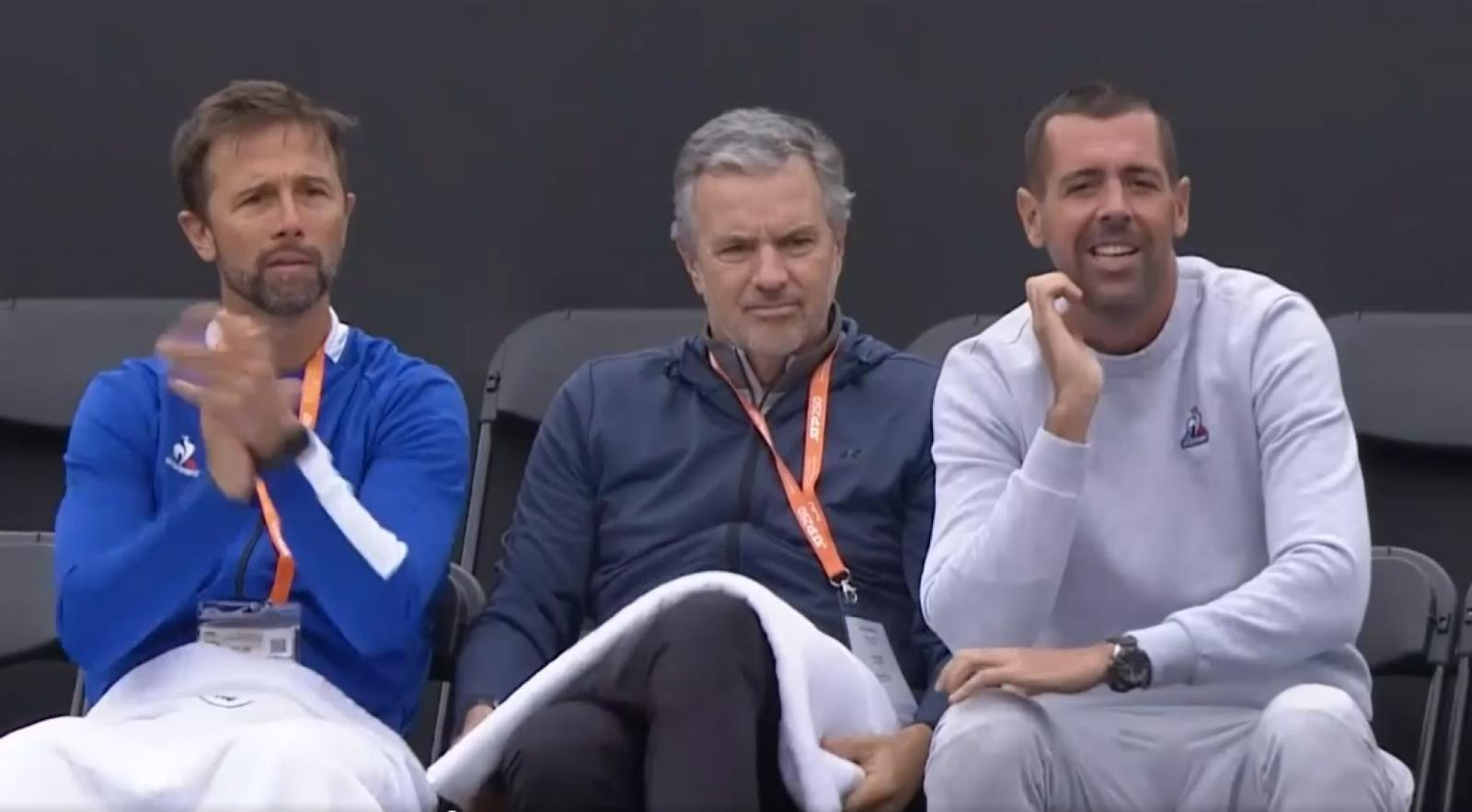 Imagen Martiniano Orazi, Javier Frana y Sebastián Gutiérrez, el Team Báez.