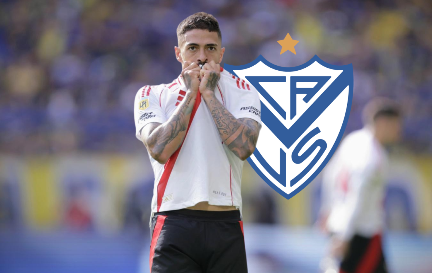 Imagen Manuel Lanzini está cerca de Vélez.