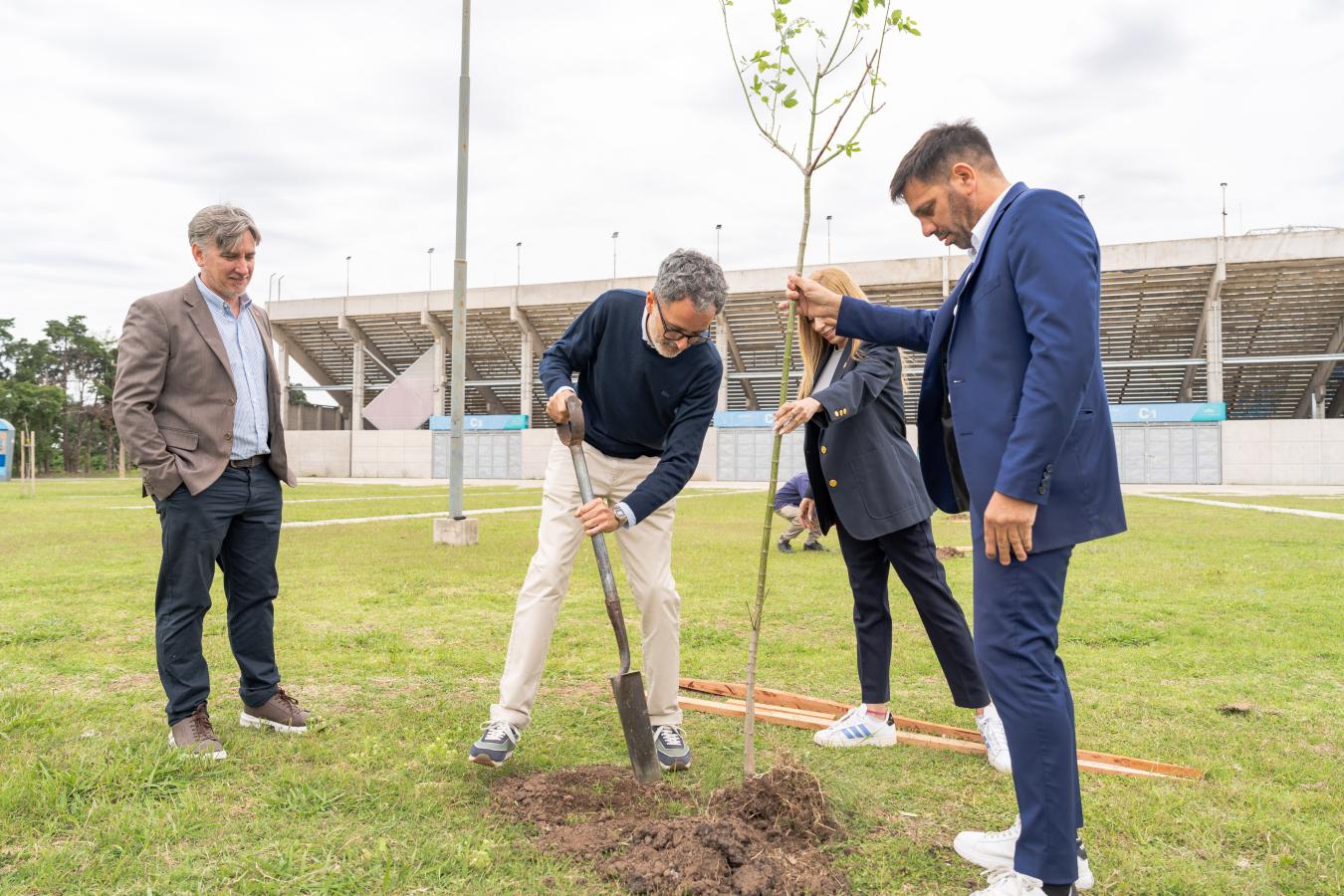 Imagen Se anunció la tercera plantación de árboles autóctonos en San Nicolás, en el marco de Goles con Eco.