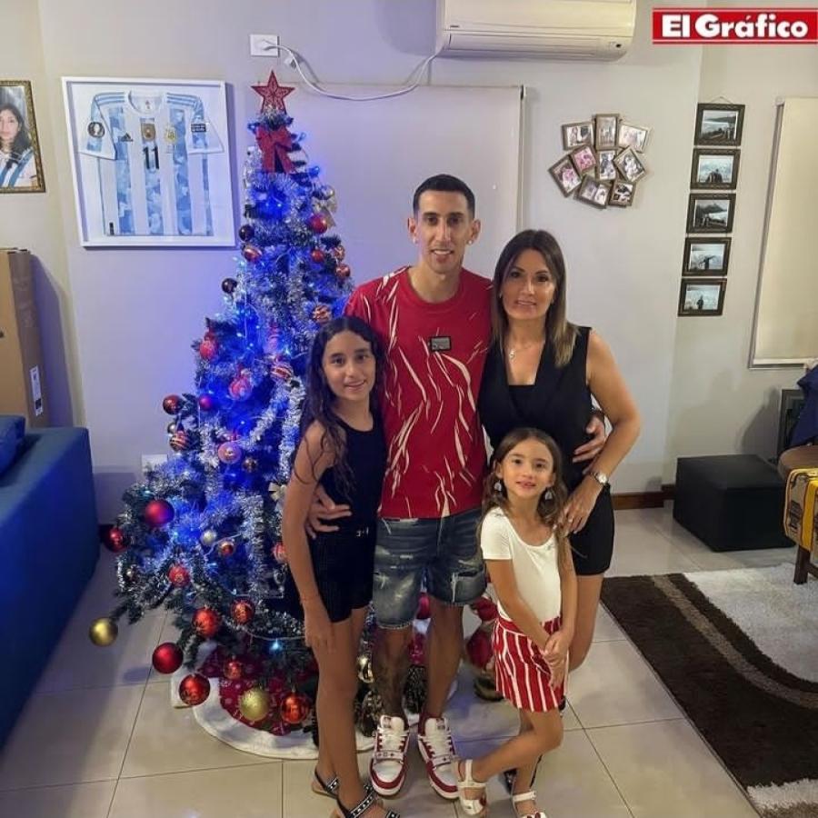 Imagen La familia Di María siempre unida